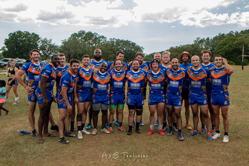 Mayhem Rugby team photo 2021