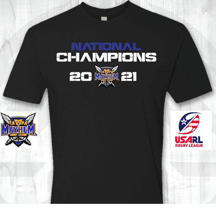 National Championship Shirt - Tampa Mayhem Rugby League